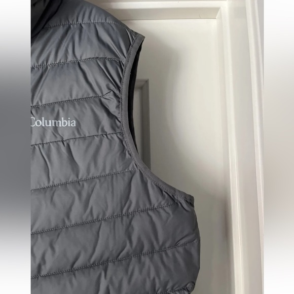 Columbia Slope Edge Insulated Vest Mens Medium Gray Puffer Omni-Heat New Tags - Picture 5 of 12